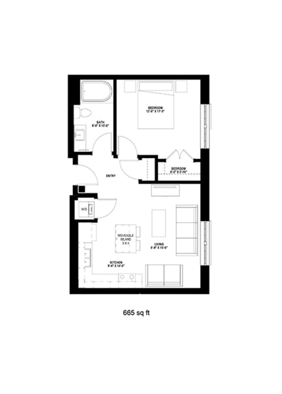 Floor Plans of Millworks Lofts in Minneapolis, MN